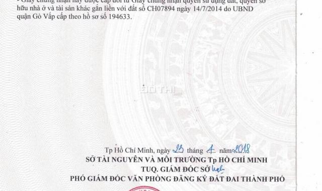 Đất 2 mặt tiền số 35 đường Thiên Hộ Dương, phường 1, Q. Gò Vấp Giá chỉ 88 triệu /m2