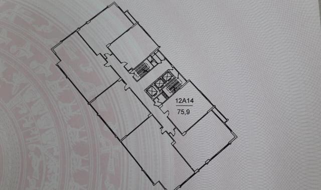 Cần bán căn hộ số 14 diện tích 75,9m2, chung cư A1CT2 Tây Nam Linh Đàm