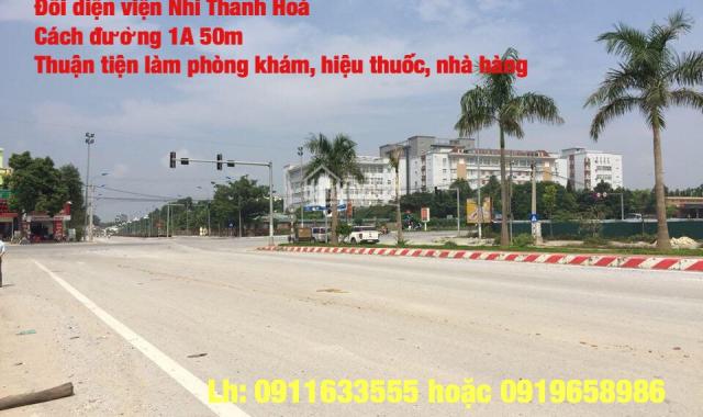 Bán đất mặt đường CSEDP rộng 42m, đối diện viện Nhi Thanh Hoá