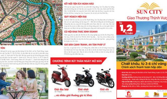 Sun City chỉ với 580 triệu/ nền 80m2 ngay ngã 4 Võ Văn Bích - Vành Đai 3, TP. Hồ Chí Minh
