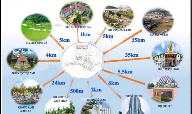 Hola Town 2, đất nền tại lõi siêu đô thị vệ tinh Hòa Lạc. Giá chỉ từ 450tr/lô