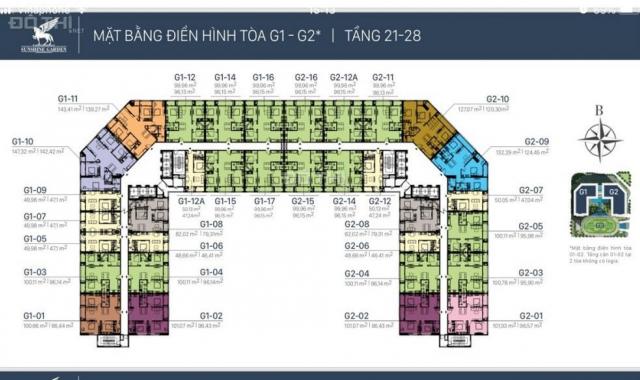 Bán căn hộ chung cư tại dự án Sunshine Garden, Hoàng Mai, Hà Nội, diện tích 94m2. Giá 30 tr/m2