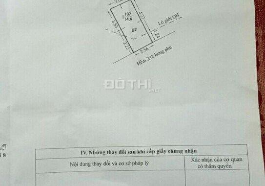 Nhà mới 3 tấm HXH Hưng Phú, P8, Q8, hoàn công cách MT Hưng Phú 2 căn, 2 tỷ, 14,6m2, gần cầu Chữ Y