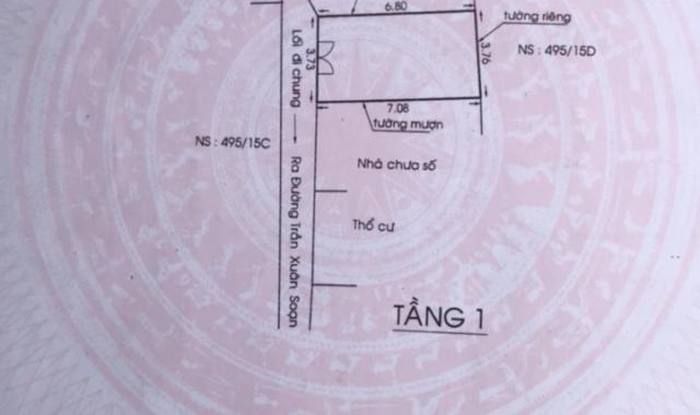 Bán nhà lầu hẻm 1041 Trần Xuân Soạn, P. Tân Hưng, Q7