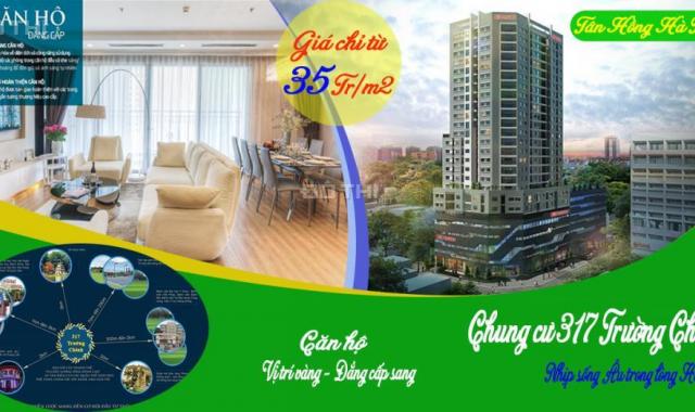 Bán căn góc 3 ngủ diện tích 88.6m2 tại chung cư 317 Trường Chinh, Thanh Xuân, Hà Nội