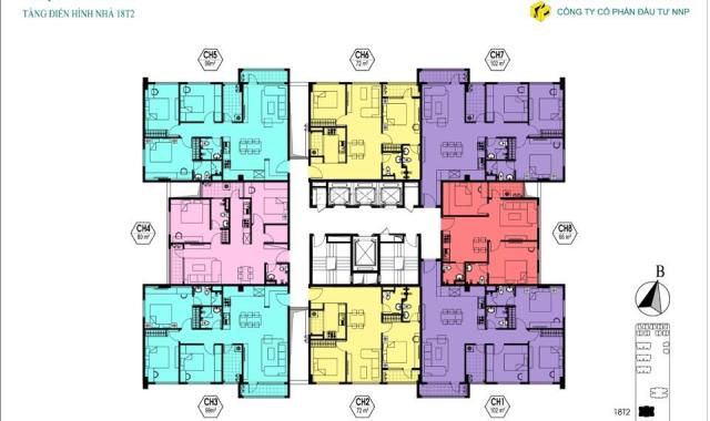 CHính chủ bán căn góc 3 ngủ, 100m2, ban công đông nam tòa T2 dự án Ct15 Green Park