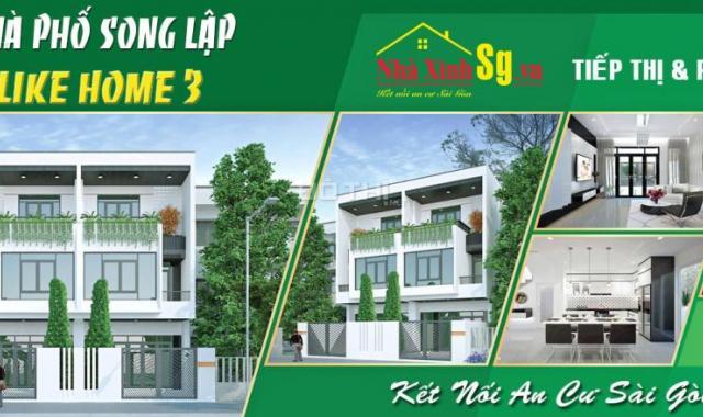 Mở bán KDC Like Home 3, được thiết kế song lập, mặt tiền đường Hoàng Phan Thái, Bình Chánh