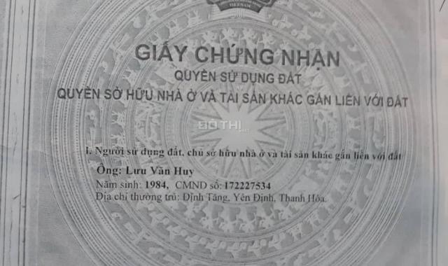 Bán đất tại đường Tản Đà, P Đông Vệ, Thanh Hóa, Thanh Hóa diện tích 106m2, giá 12.7 triệu/m2