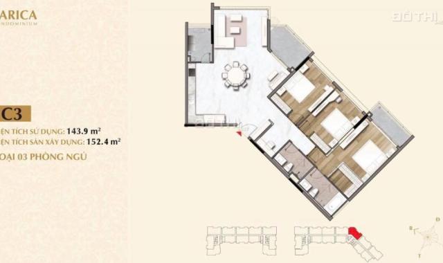Bán nhanh căn Sarica, 3PN, 153m2, căn đặc biệt, lầu cao view sông, công viên, nội thất nhập có sẵn
