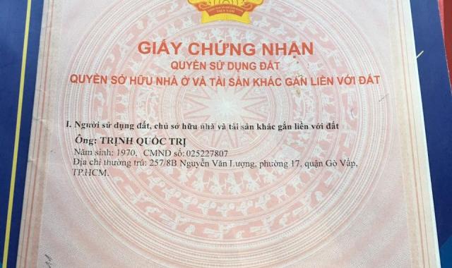 Bán nhà mặt tiền Nguyễn Văn Lượng, P. 17, Gò Vấp, 16.4 tỷ. LH: 0909.955.962