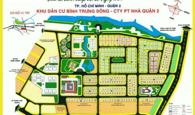 Bán đất khu Đông Thủ Thiêm, đường Nguyễn Duy Trinh, nền H. 21 (176m2), 46.5 triệu/m2
