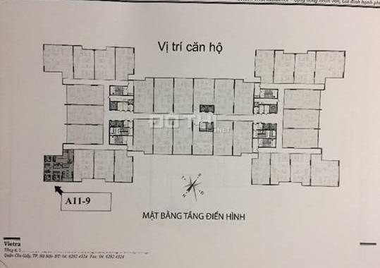 Bán gấp căn hộ chung cư Golden West, DT 107,5m2, 3 PN, 2 WC, giá 32,5 tr/m2. Đường Lê Văn Thiêm