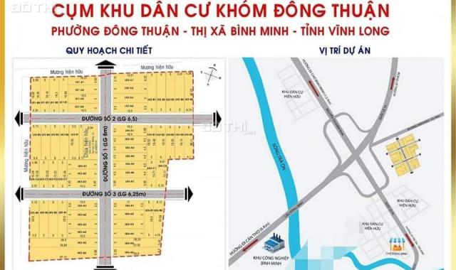 Bán đất nền dự án tại dự án KCN Bình Minh, Bình Minh, Vĩnh Long, diện tích 108.25m2