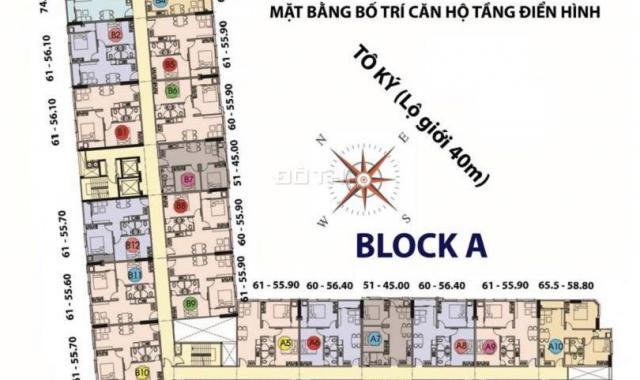 Bán căn hộ chung cư tại đường Tô Ký, Phường Tân Chánh Hiệp, Quận 12, HCM, giá 1.6tỷ. DT 61m2