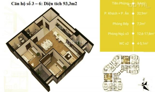 Căn góc siêu hot tòa N01T8, tháng 4/2019 nhận nhà, giá chỉ 34 tr/m2