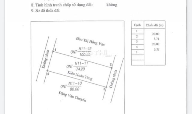 Cần bán đất 2 mặt tiền tại xã Lương Điền, huyện Cẩm Giàng, Hải Dương
