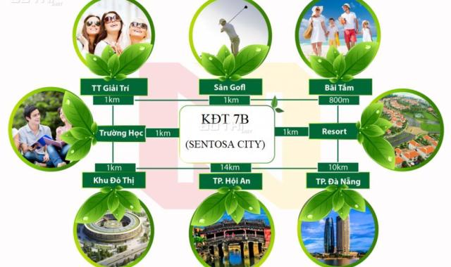 Bán gấp 3 lô đất 100m2, đường 10m5 dự án khu đô thị 7B (Sentosa City). LH ngay 0935024000