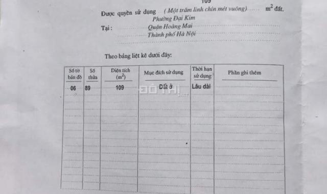 Chính chủ cần bán gấp mảnh đất tại ngõ 192 Kim Giang, Thanh Xuân giá rẻ. LH ngay: 0989006699