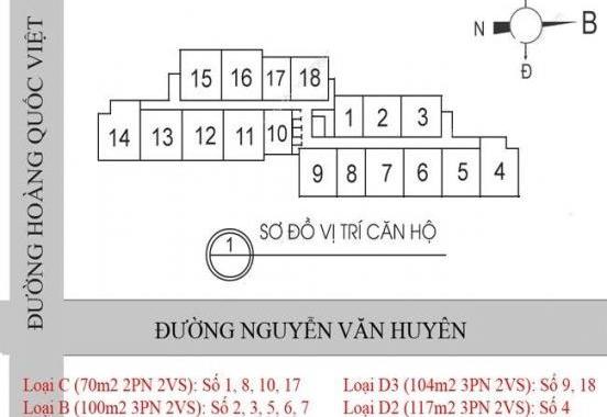 Bán suất ngoại giao chung cư 60 Hoàng Quốc Việt - Bộ Quốc Phòng