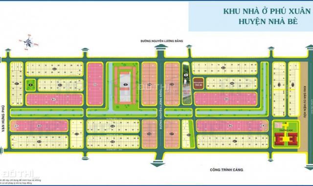Bán đất nền nhà phố MT đường Số 2 KDC Phú Xuân VPH, dt 144m2, dãy A2, giá 52tr/m2. LH 0933.49.05.05