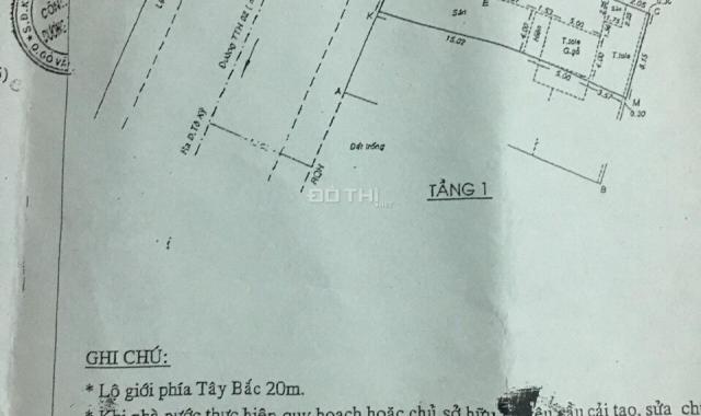 Đi định cư cần bán mặt tiền Dương Thị Mười, Quận 12, 7.5mx25m, 14 tỷ