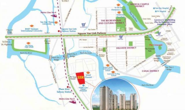 Bán căn hộ Saigon South 2 phòng ngủ, giá từ 2.349 tỷ, view sông đẹp nhất dự án
