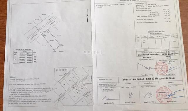 Bán lô đất (5.5x14.87m), khu dân cư Kênh Ba Bò, Phường Bình Chiểu, Thủ Đức