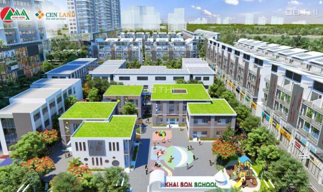 Bán căn góc 5 tầng, MT 6m đẹp nhất dự án Khai Sơn Town, Long Biên ngay gần hồ 30ha, 098.660.3136