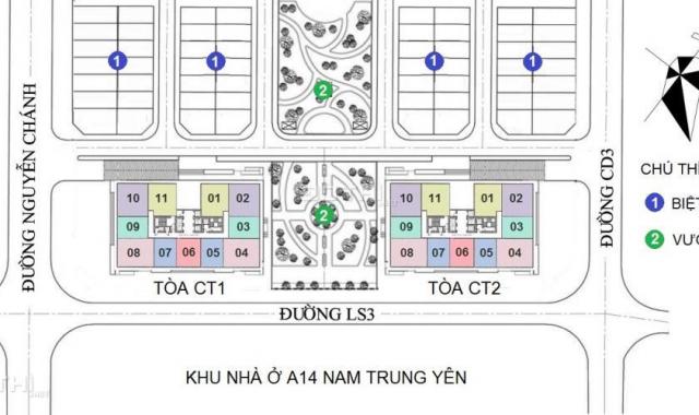 Thu hồi vốn tôi muốn bán lại 2 căn hộ (2PN và 3PN) ở chung cư A10 Nam Trung Yên, Cầu Giấy