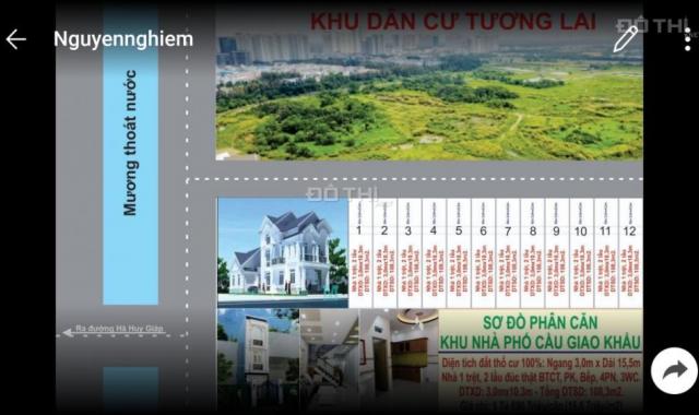 Bán nhà mặt phố tại Phường Thạnh Lộc, Quận 12, Hồ Chí Minh, diện tích 108m2. Giá 1.69tỷ