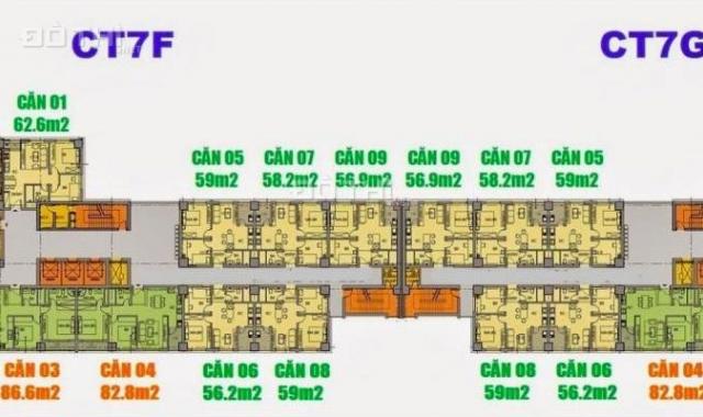 Chính chủ bán gấp căn hộ CT7F Dương Nội, Nhà đẹp, vuông vắn. Giá siêu rẻ 920 triệu