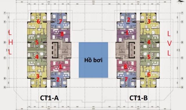 Chính chủ bán cắt lỗ CCCC 69,68 m2 VOV CT1A Mễ Trì mới 100% giá 2 tỷ