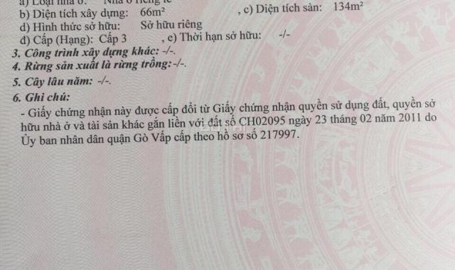 Bán nhà riêng Nguyễn Văn Khối, P. 9, Quận Gò Vấp, sổ hồng riêng, giá thương lượng, 0903633755