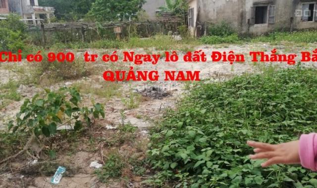 Bán đất Điện Ngọc (Tứ Hà) ngay Phạm Như Xương, Quảng Nam, giá chỉ 900 tr lô đất vuông vức