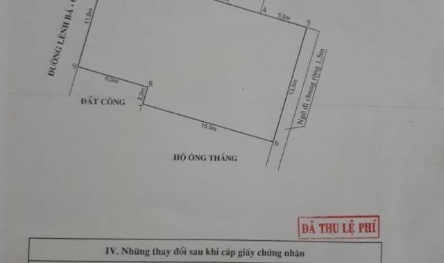 Bán lô đất xây biệt thự mặt đường Quỳnh Cư, Hùng Vương, 297m2