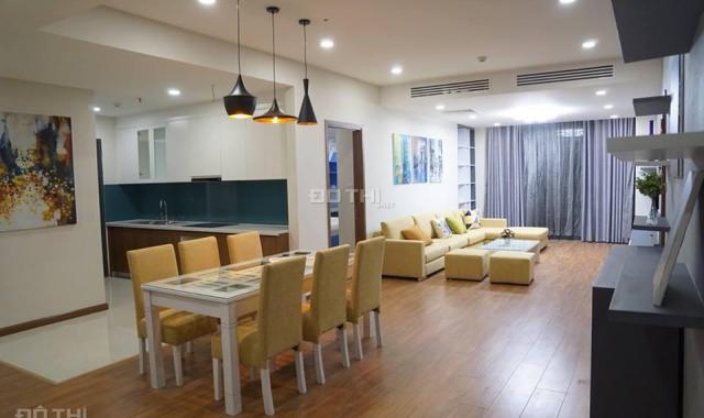 Cho thuê căn hộ Hà Đô Park View Dịch Vọng, 144m2, 3 phòng ngủ, đủ đồ, 15 tr/th, nhà mới view thoáng
