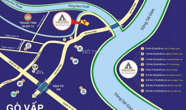 Bán đất tại Quận 12, Hồ Chí Minh, diện tích 55m2. Giá 50 triệu/m2