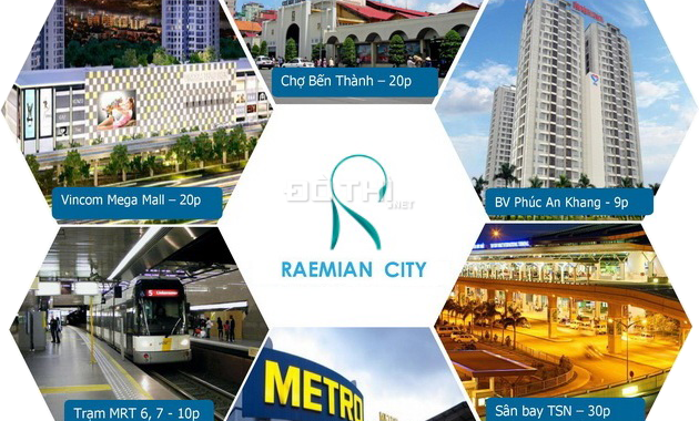 Mở bán dự án Raemian City tại KĐT An Phú - An Khánh, Quận 2, hotline: 0919140896