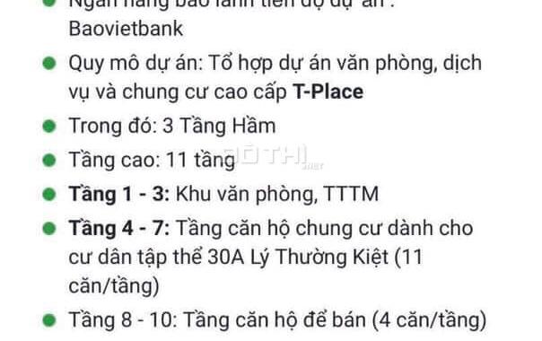 Bán căn hộ sang sang vị trí vip ngã tư đường ngay trung tâm phố cổ HN