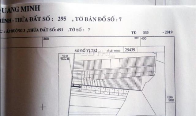 Đất nền giá công nhân chỉ 350 triệu/ lô DT 1000m2, huyện Chơn Thành