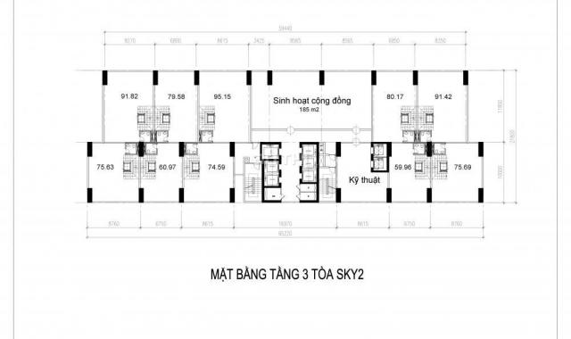 Bán shophouse khối đế Ciputra, dt 226.16m2 xây 3 tầng, MT 8m, đóng 10% ký HĐ, vay LS 0%