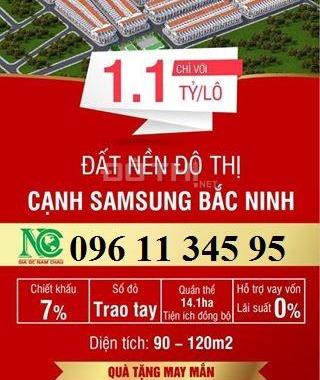 Đầu tư đất nền Samsung Bắc Ninh chỉ từ 1.1 tỷ/lô sổ đỏ trao tay chiết khấu lên đến 6%