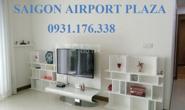 Bán căn hộ siêu đẹp Saigon Airport Plaza 95m2, tầng cao, view sân vườn, nội thất nhập