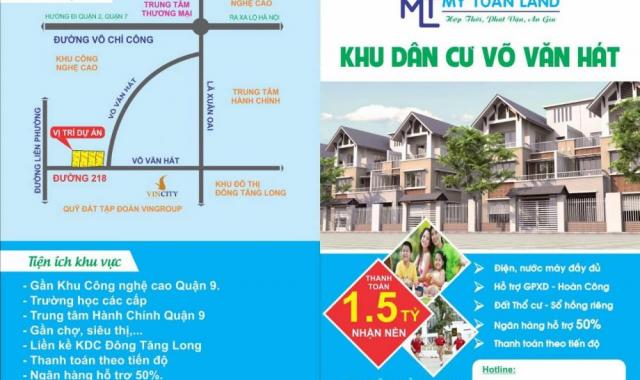 Chính thức nhận giữ chỗ dự án mới đường Võ Văn Hát, Phường Long Trường, Quận 9, giá chủ đầu tư
