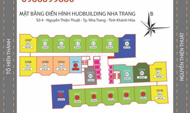 Còn vài căn HUD Building Nha Trang giá tốt - ký hợp đồng với CĐT - 25/4 được xem nhà mẫu