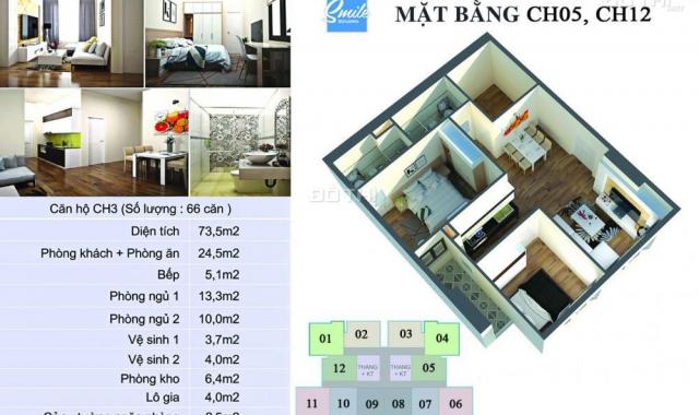 Bán chung cư Smile Building - CC Smile Building Định Công đã nhận nhà full nội thất 1,8 tỷ/căn