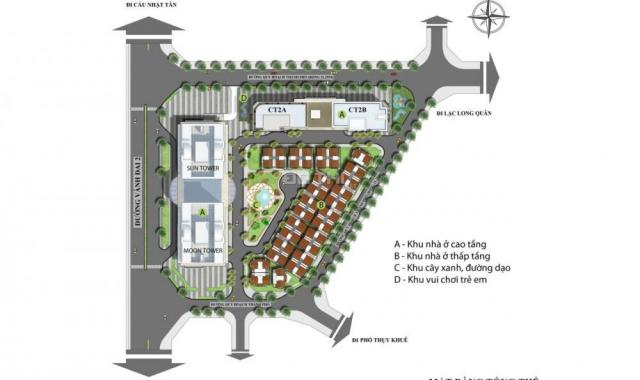 Dự án Tây Hồ Residence mặt đường Võ Chí Công, 2,8 tỷ - 2 PN, 3,2 tỷ - 3 PN, tặng 200tr
