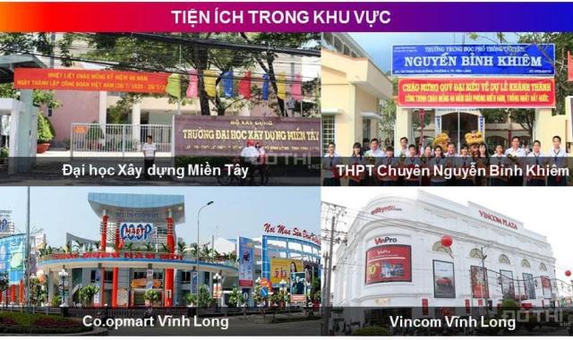 Bán đất tại phố 8/3, Phường 5, Vĩnh Long, diện tích 100m2, giá 8 triệu/m2. LH: 0935135113