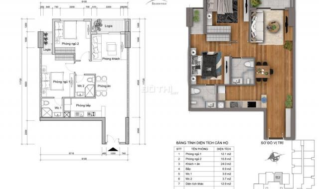 CC Golden Field Mỹ Đình chỉ 1.8 tỷ, nhận nhà ở luôn, hỗ trợ vay 70%, LS 0% - 18 tháng