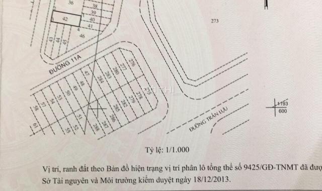 Bán đất An Phú An Khánh, khu A, gần trường học Nguyễn Hiền, nền 1073 (105m2), 130 triệu/m2